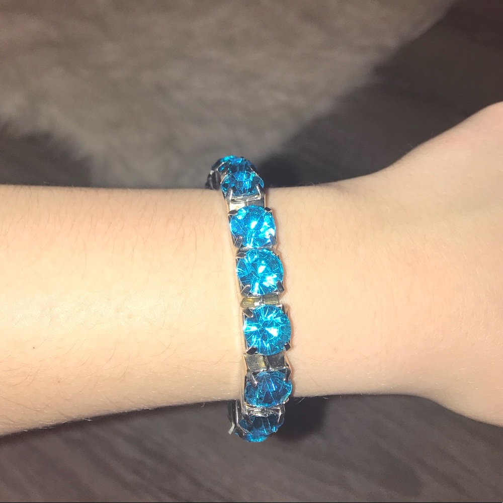 Sparkly Blue Bracelet
